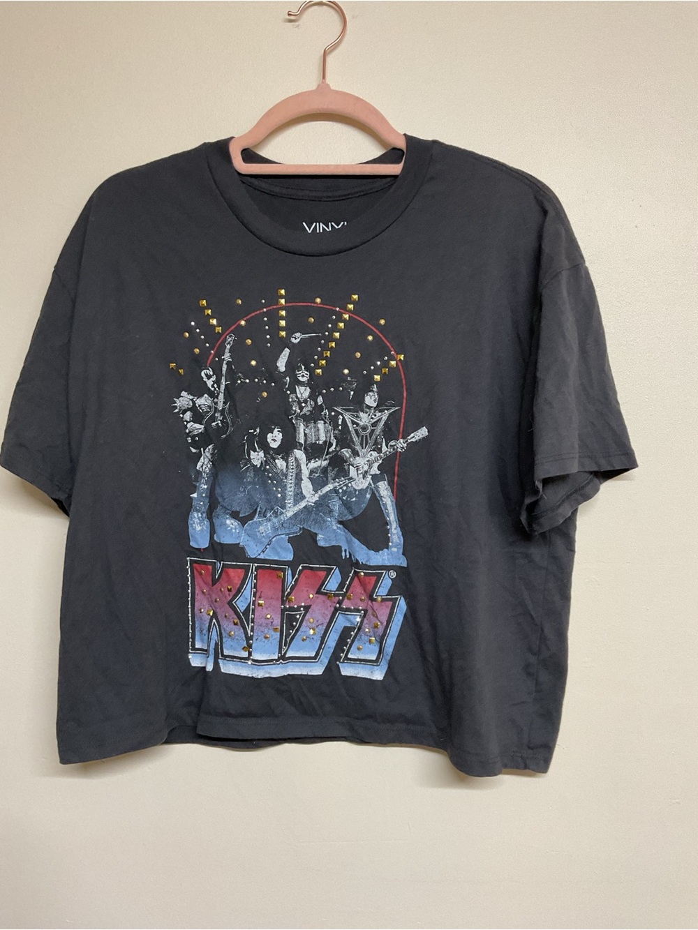 KISS Black Graphic Band Tee